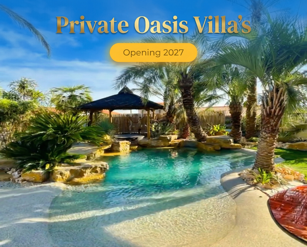 Private Oasis Villa's - Tropical lagoon pool with palapa, opening 2027